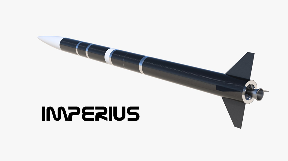 3D rendering of the rocket Imperius