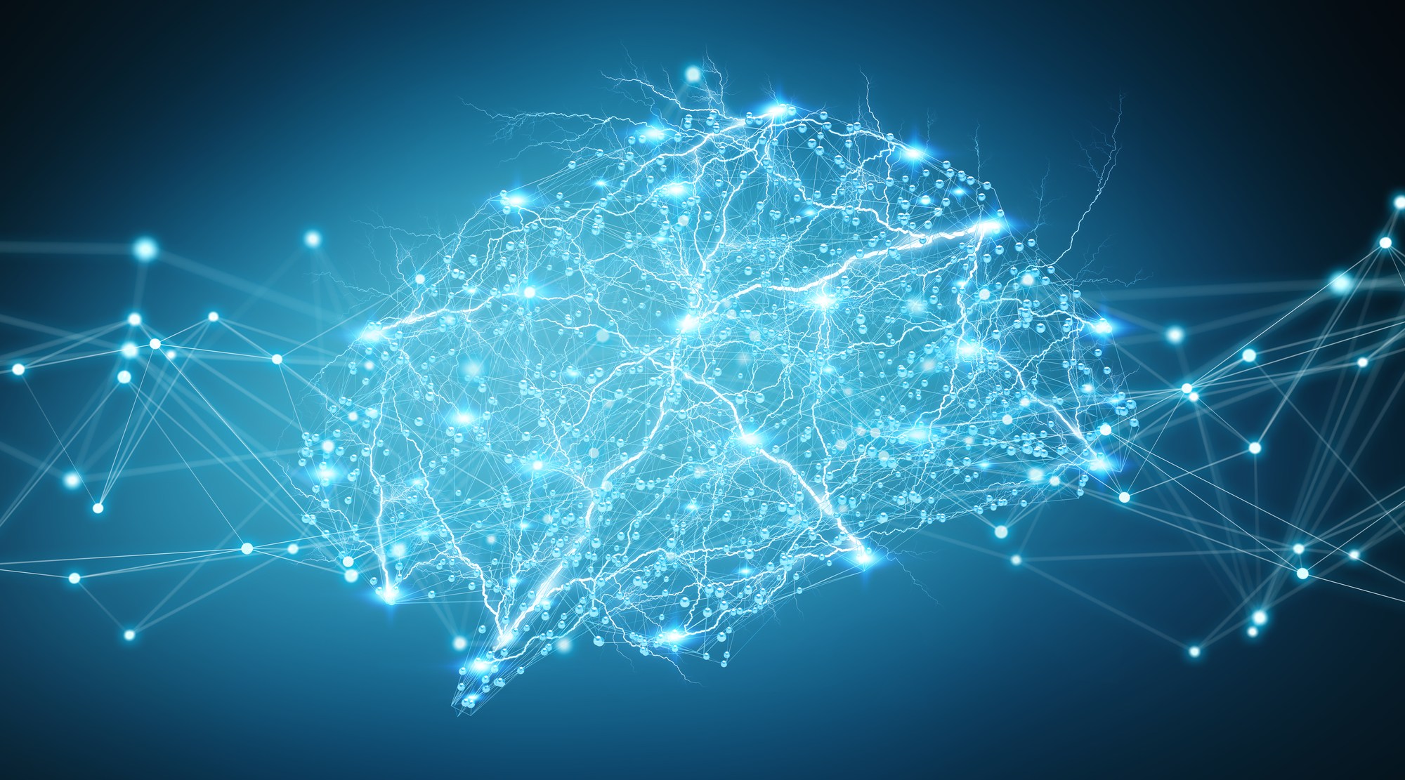 Abstract artificial intelligence visualization