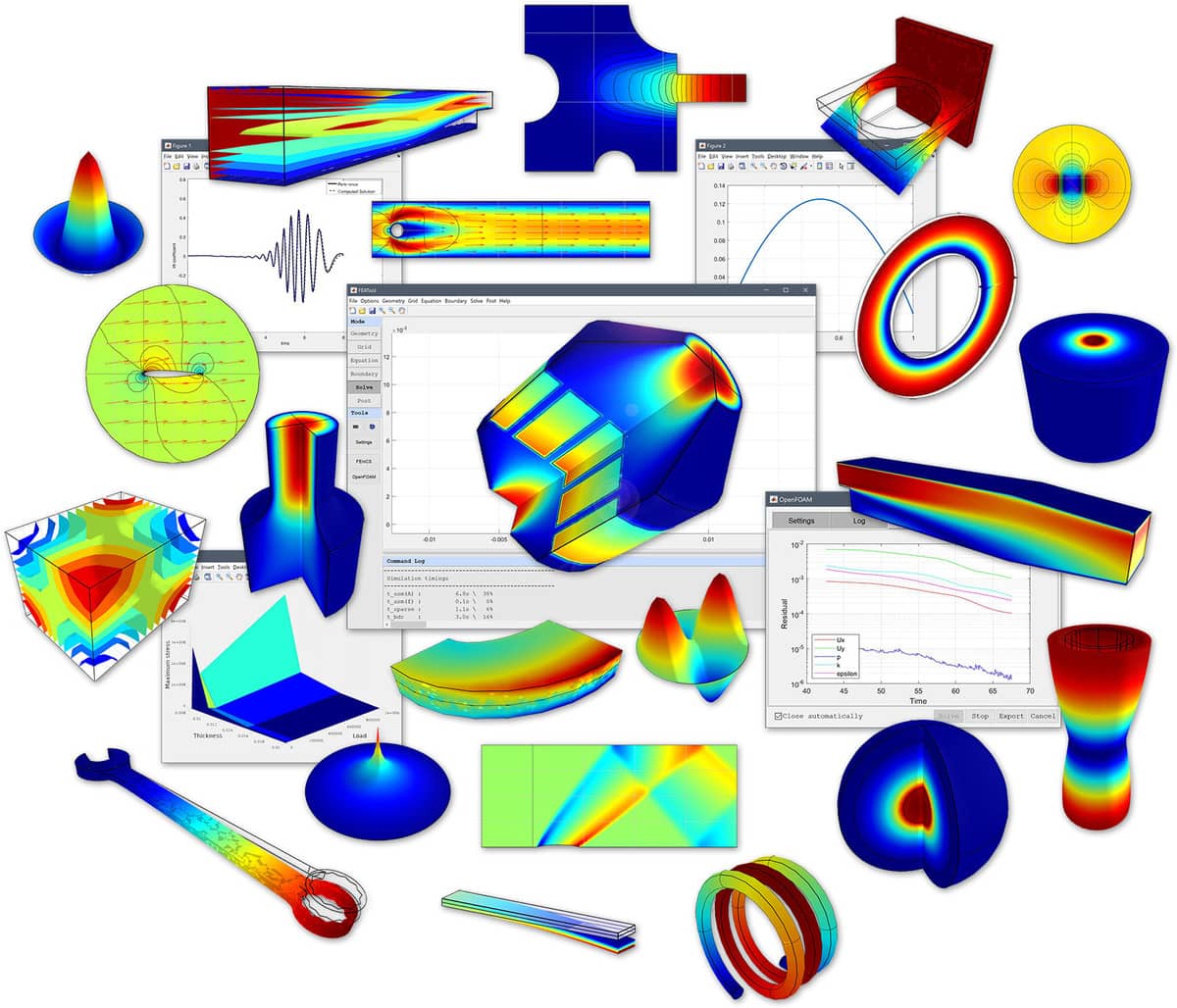 Multiphysics engineering simulation